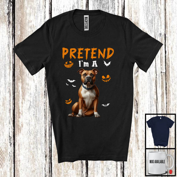 MacnyStore - Pretend I'm A Pit Bull; Lovely Halloween Costume Dog Owner Lover; Family Group T-Shirt