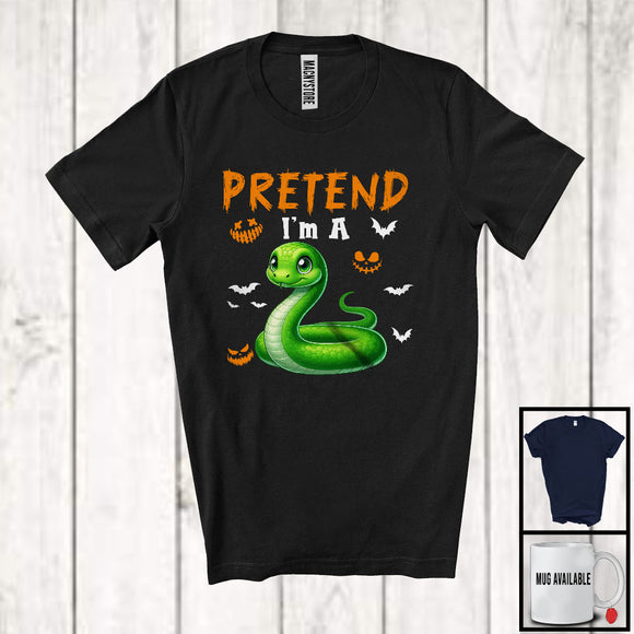 MacnyStore - Pretend I'm A Snake; Awesome Halloween Costume Snake Animal Lover; Family Group T-Shirt