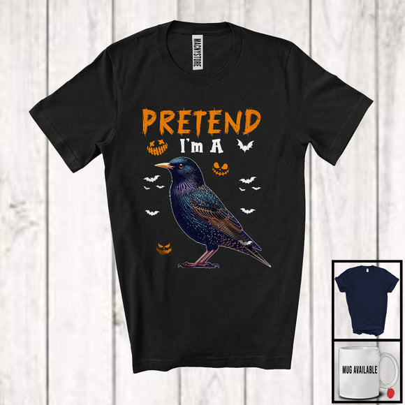 MacnyStore - Pretend I'm A Starling; Awesome Halloween Costume Starling Animal Lover; Family Group T-Shirt