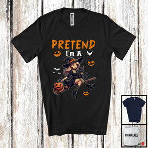 MacnyStore - Pretend I'm A Witch; Lovely Halloween Costume Witch Lover; Family Group T-Shirt