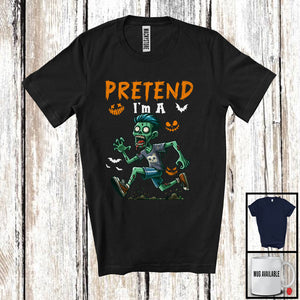 MacnyStore - Pretend I'm A Zombie; Lovely Halloween Costume Zombie Lover; Family Group T-Shirt