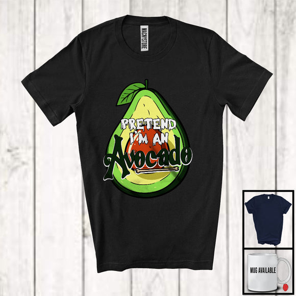 MacnyStore - Pretend I'm An Avocado, Sarcastic Halloween Costume Fruits Vegan Lover, Family Group T-Shirt