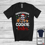 MacnyStore - Professional Cookie Tester; Wonderful Christmas Santa Bulldog; Cookie Baker Baking Lover T-Shirt