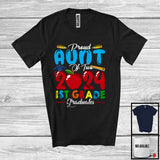 MacnyStore - Proud Aunt Of Two 2024 1st Grade Graduates, Lovely Mother's Day Graduation Proud, Family T-Shirt