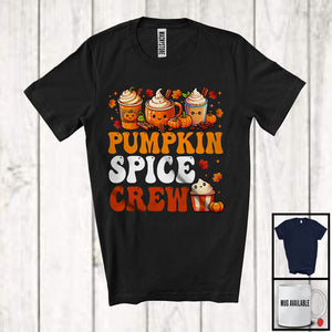 MacnyStore - Pumpkin Spice Crew; Lovely Thanksgiving Fall Autumn Pumpkins; Matching Farmer Family Group T-Shirt