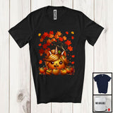 MacnyStore - Pumpkin Unicorn Face, Adorable Thanksgiving Fall Tree Pumpkins Lover, Family Group T-Shirt