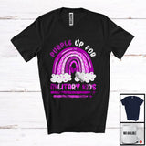 MacnyStore - Purple Up For Military Kids, Lovely Military Child Month Dandelion Rainbow, Proud Memories T-Shirt