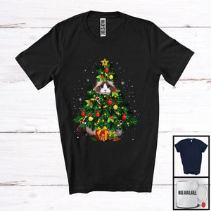 MacnyStore - Ragdoll Cat Christmas Tree Cosplay; Merry X-mas Ragdoll Cat Owner; Snowing Family Group T-Shirt