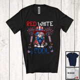 MacnyStore - Red White And Cool, Wonderful 4th Of July Scottish Fold Cat Sunglasses American, Patriotic T-Shirt