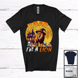 MacnyStore - Roar I'm A Lion, Scary Halloween Costume Matching Animal Lover Moon, Witch Family T-Shirt