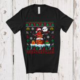 MacnyStore - Santa Basketball Snowman Cosplay; Fantastic Christmas Basketball Player; Sweater Sport Team T-Shirt