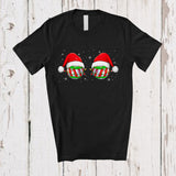 MacnyStore - Santa Baubles Boobs; Wonderful Christmas Lights Baubles; Matching Women Family Group T-Shirt