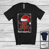 MacnyStore - Santa Red Plaid Disc Golf; Joyful Christmas Pajama Santa Disc Golf Player Lover; Sport X-mas Team T-Shirt