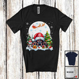 MacnyStore - Santa Tarantula With X-mas Tree Snowman, Adorable Christmas Santa Wild Animal, Family Group T-Shirt