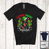 MacnyStore - Second Grade Elf Squad; Awesome Christmas Snowing Teacher Students; X-mas Family Group T-Shirt