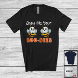 MacnyStore - Show Me Your Boo Bees; Adorable Halloween Boo Ghost Boobs Bees; Matching Women Family T-Shirt