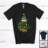 MacnyStore - Siberian Cat Christmas Tree Cosplay; Merry X-mas Siberian Cat Owner; Snowing Family Group T-Shirt