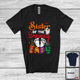 MacnyStore - Sister Of The Brewing Baby, Humorous Halloween Pregnancy Witch Boo Ghost, Family Group T-Shirt