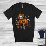 MacnyStore - Sloth Pumpkin Cosplay; Amazing Halloween Costume Sloth Animal; Family Group T-Shirt