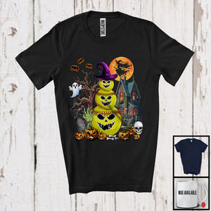 MacnyStore - Softball Snowman Witch, Creepy Halloween Costume Witch Sport Player, Matching Team T-Shirt