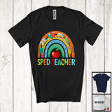 MacnyStore - Sped Teacher; Colorful Rainbow School Things; Matching Sped Teacher Students Group T-Shirt