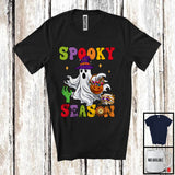 MacnyStore - Spooky Season; Creepy Halloween Costume Boo Ghost Witch; Trick Or Treat Candy Family T-Shirt