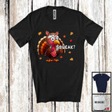 MacnyStore - Squeak; Wonderful Thanksgiving Fall Autumn Leaves Squirrel Lover Turkey; Animal Family Group T-Shirt