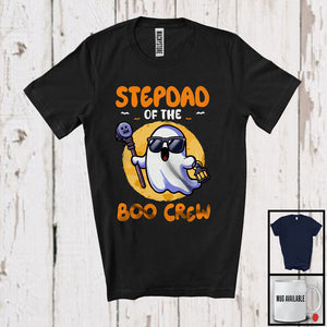 MacnyStore - Stepdad Of The Boo Crew, Lovely Halloween Costume Witch Boo Ghost Sunglasses, Family Group T-Shirt