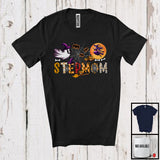 MacnyStore - Stepmom, Creepy Halloween Costume Witch Boo Ghost Lover, Pumpkin Matching Family Group T-Shirt