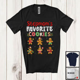 MacnyStore - Stepmom's Favorite Cookies; Adorable Christmas Six Gingerbreads; X-mas Pajamas Family Group T-Shirt