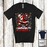 MacnyStore - Team Nurse, Merry Christmas Santa Snowing, X-mas Matching Proud Careers Group T-Shirt