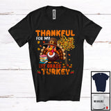 MacnyStore - Thankful For My 1st Grade Turkey, Adorable Thanksgiving Turkey Fall Tree, Students Teachers T-Shirt