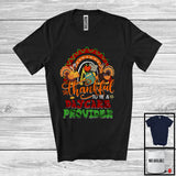 MacnyStore - Thankful To Be A Daycare Provider; Proud Thanksgiving Fall Rainbow Daycare Provider Turkey T-Shirt