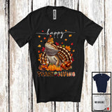 MacnyStore - Thanksgiving; Lovely Fall Pumpkin Turkey Bearded Dragon Wild Animal; Dinner Family Group T-Shirt