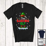 MacnyStore - The Baking Elf; Fantastic Christmas Lights Elf Baker Team Squad; Matching Family Group T-Shirt