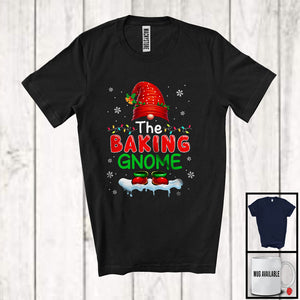 MacnyStore - The Baking Gnome; Fantastic Christmas Lights Gnome Baker Team Squad; Matching Family Group T-Shirt