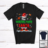 MacnyStore - The Basketball Player Santa; Proud Christmas Santa Costume Pajamas; Basketball Sport Team T-Shirt