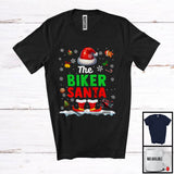 MacnyStore - The Biker Santa; Proud Christmas Jobs Santa Costume Pajamas; Biker X-mas Group T-Shirt