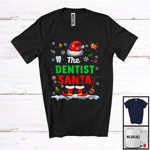 MacnyStore - The Dentist Santa; Proud Christmas Jobs Santa Costume Pajamas; Dentist X-mas Group T-Shirt