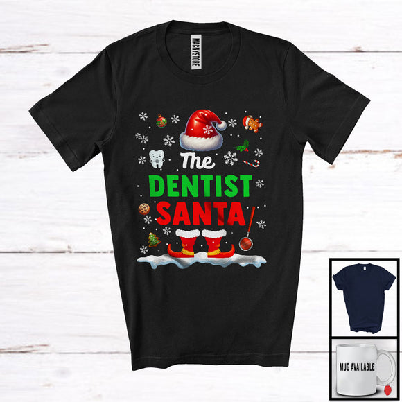 MacnyStore - The Dentist Santa; Proud Christmas Jobs Santa Costume Pajamas; Dentist X-mas Group T-Shirt