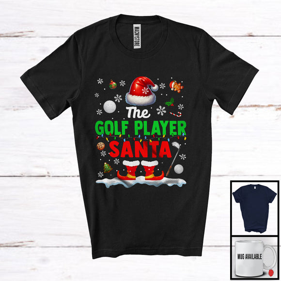 MacnyStore - The Golf Player Santa; Proud Christmas Santa Costume Pajamas; Golf Sport Team T-Shirt