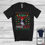 MacnyStore - The Official Christmas Pigeon Team; Awesome X-mas Sweater Santa Bird Glasses; Family Group T-Shirt