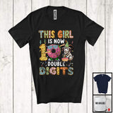 MacnyStore - This Girl Is Now 10 Double Digits; Cheerful 10th Birthday Goat Lover; Farmer Family Group T-Shirt