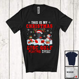 MacnyStore - This Is My Christmas Disc Golf Playing Shirt; Adorable X mas Santa Reindeer Sport Team Player T-Shirt