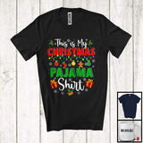 MacnyStore - This Is My Christmas Pajama Shirt; Fantastic Christmas Simple X-mas Lights; Family Friends Group T-Shirt