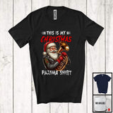 MacnyStore - This Is My Christmas Pajama Shirt; Joyful Santa Playing Tuba Player; Musical Instrument T-Shirt