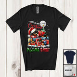 MacnyStore - This Is My Christmas Pajama Shirt; Lovely Santa Sleeping Dachshund On X-mas Presents; Family T-Shirt