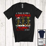 MacnyStore - This Is My Christmas Trumpet Playing Shirt; Adorable X mas Musical Instruments Player T-Shirt