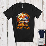 MacnyStore - This Is My Halloween Costume; Scary Moon Unicorn Driving Police Car; Driver Family Group T-Shirt