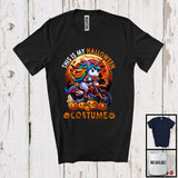 MacnyStore - This Is My Halloween Costume; Scary Moon Unicorn Riding Dirt Bike; Biker Family Group T-Shirt